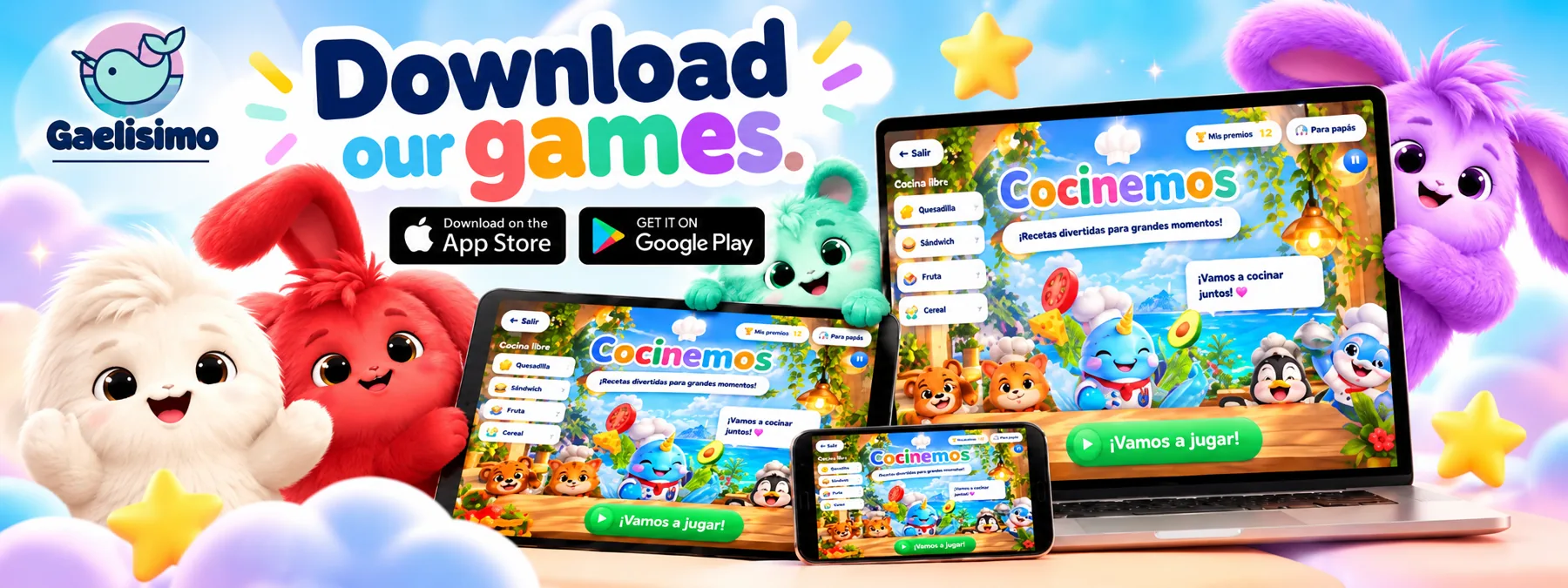Download our games: Let’s Cook on tablet, phone and laptop