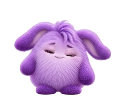 Berry, the purple Fluffy